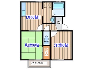 セジュ－ル北町５番館の物件間取画像